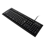 CHERRY「茶軸」USBポート オーディオ端子付 メカニカルキーボード 109フルキー ブラック OWL-KB109CBRU2-BK