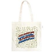 エコマーク付コットンバッグ MARVEL キャプテン・アメリカ ロゴ [H38×W38cm]