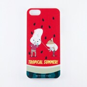 iPhone SE/5s/5用ケース 紙兎ロペ スイカ