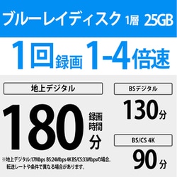 ヨドバシ.com - ソニー SONY 録画用BD-R 1回録画用 25GB 片面1層 4倍速 20枚パック プリンタブル 20BNR1VJPS4  通販【全品無料配達】