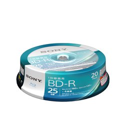 ヨドバシ.com - ソニー SONY 20BNR1VJPP4 [録画用BD-R 1回録画用 25GB