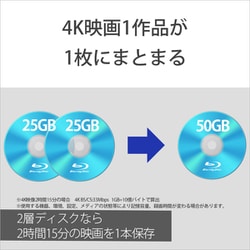 ヨドバシ.com - ソニー SONY 5BNR2VJPS4 [録画用BD-R 1回録画用 50GB