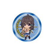 ハイスクール・フリート キラキラフレーム付きBIG缶バッジ 内田 まゆみ