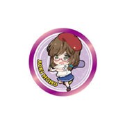 ハイスクール・フリート キラキラフレーム付きBIG缶バッジ 青木 百々