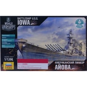 アメリカ海軍 戦艦 アイオワ World of Warships コラボキット [1/1200 艦船シリーズ]