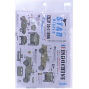 35-C1006 [1/35スケール インドシナ紛争＃1 装甲車 ホワイトスカウト、ハンバーSC、パナール178 デカールセット]