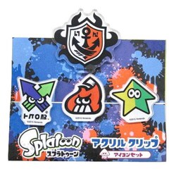 ヨドバシ Com 三英貿易 スプラトゥーン アクリルクリップ アイコンセット キャラクターグッズ 通販 全品無料配達