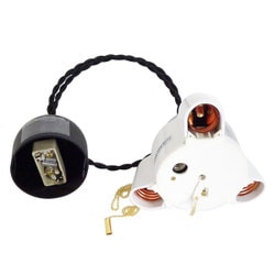 コードセット 3灯 黒 電球別売 CKBK-3W