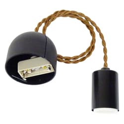 コードセット 1灯 茶 電球別売 CK-3BR