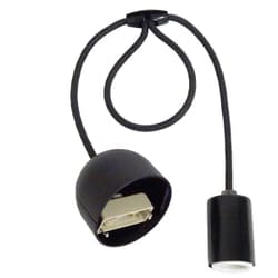 コードセット 1灯 黒 電球別売 CK-3Z