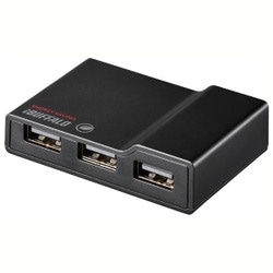 電源連動節電機能付き 4ポートセルフパワーハブ ブラック BSH4AE12BK