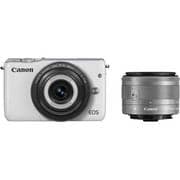 EOS M10 クリエイティブマクロ ダブルレンズキット ホワイト [ボディ＋交換レンズ「EF-M28mm F3.5 マクロ IS STM ブラック」＋「EF-M15-45mm F3.5-6.3 IS STM シルバー」]