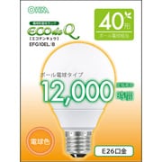 電球形蛍光灯 エコデンキュウ 40W形 E26 電球色 G形 EFG10EL/8