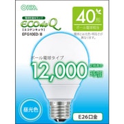 電球形蛍光灯 エコデンキュウ 40W形 E26 昼光色 G形 EFG10ED/8