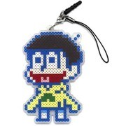 おそ松さん アイロンビーズ風ストラップ 十四松 [キャラクターグッズ]