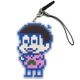 おそ松さん アイロンビーズ風ストラップ トド松 [キャラクターグッズ]