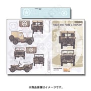 WWⅡ 米 ウィリスジープ 従軍神父&従軍牧師 [1/35 デカールシリーズ]