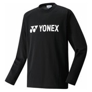 ユニ ロングスリーブTシャツ 16158-007 ブラック Oサイズ [テニスウェア 長袖シャツ ユニセックス]