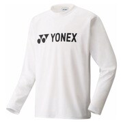 ユニ ロングスリーブTシャツ 16158-011 ホワイト XOサイズ [テニスウェア 長袖シャツ ユニセックス]