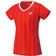20303-496-L [ウィメンズ シャツ（スリムロングフィットタイプ） レディース Lサイズ サンセットレッド]