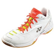 SHB66-011-22.5 [バトミントンシューズ POWER CUSHION 02（パワークッション 02） 22.5cm ホワイト]