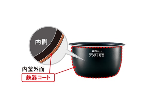 象印 炊飯器 圧力IH式 鉄器コートプラチナ厚釜 5.5合 ダークブラウン NP-BE10-TD w17b8b5 ヨドバシ.com - 象印 ZOJIRUSHI 圧力IH炊飯器 5.5合炊き 極め