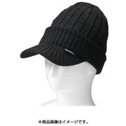 SR-103BK [ニット帽子 ツバ付 ブラック]