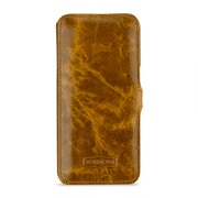 BONRONI Premium Leather Case for Galaxy S7 edge Book w/stand 茶 CBR-SSG935GTMS4EATBST