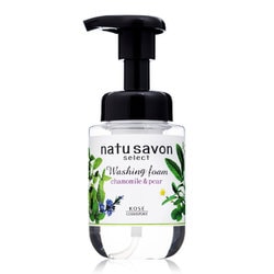 ナチュサボン セレクト フォームウォッシュ ホワイトタイプ [180ml カモミール＆ペアの香り]