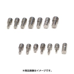 サイズ変換ネジ8mm-3/16インチ 挿入部 5mm ショートタイプ 4個入 M8IN3-16SJ/4P