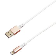 プレミアムシリーズ Lightning ハードケーブル 1m 2.4A ピンク BUSLAN100PK