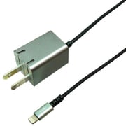 プレミアムシリーズ Lightning AC充電器 ハードケーブル 1.5m 1.0A スペースグレー BACLAN10GY