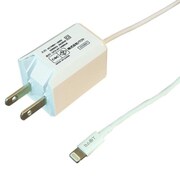 ライトニングAC充電器 1.5m 2.4A スリム ホワイト BACL2415SW