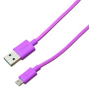 スマートフォン用 オール両面の充電＆同期ケーブル ハイグレード 1.5m パープル MPMPU15