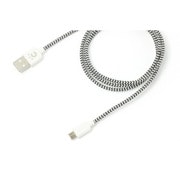 Fabric braided USB Cable with microUSB 50cm・100cm 2本セット CHE-240