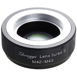 ヨドバシ.com - 中一光学 Lens Turbo II M42-m43 [フォーカルレデューサーアダプター レンズ側：M42マウントレンズ  ボディ側：マイクロフォーサーズ] 通販【全品無料配達】