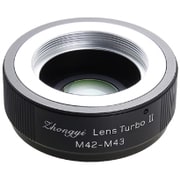 フォーカルレデューサーアダプター レンズ側:M42マウントレンズ ボディ側:マイクロフォーサーズ Lens Turbo II M42-m43