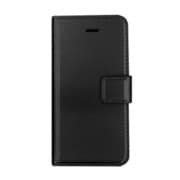 SMC-IP1601BK [iPhone SE用 PUレザーケース 手帳型 ブラック]