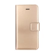 SMC-IP1601GL [iPhone SE用 PUレザーケース 手帳型 ゴールド]