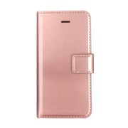 SMC-IP1601P [iPhone SE用 PUレザーケース 手帳型 ピンク]