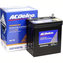 自動車用バッテリー 電解液注入済 SMF40B19L