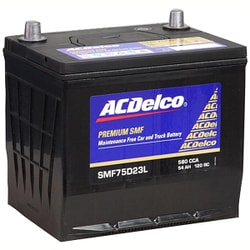 【新品未使用】カーバッテリー ACdelco smf75d23l ※保証書付き ACDelco SMF75D23L ACデルコ メンテナンスフリー バッテリー