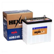 自動車用バッテリー 電解液注入済 HEXA 60B24R