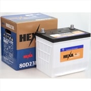 自動車用バッテリー 電解液注入済 HEXA 80D23L