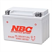 バイク用バッテリー 電解液注入済 GEL 14ZS