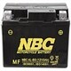 バイク用バッテリー 電解液注入済 NBC 4L-BS