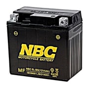 バイク用バッテリー 電解液注入済 NBC 5L-BS