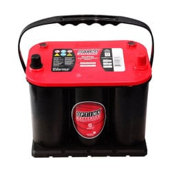 自動車用バッテリー REV Red3.7＋3.7用アダプター赤 電解液注入済 100D23L