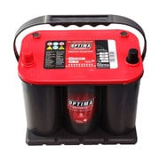 自動車用バッテリー Red3.7+3.7用アダプター赤 電解液注入済 100D23R