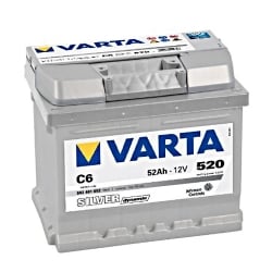 自動車用バッテリー silver dynamic 電解液注入済 552 401 052